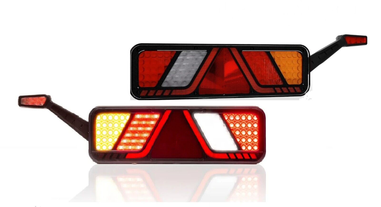 Qualität LED Rückleuchten LKW 24V Anhänger Beleuchtung Set Rücklichter ...