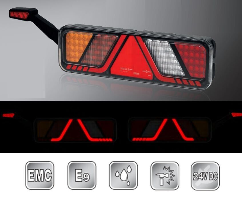Qualität LED Rückleuchten LKW 24V Anhänger Beleuchtung Set Rücklichter ...